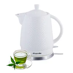 Електрочайник керамічний Kamille KM-1725 - мініатюра 2