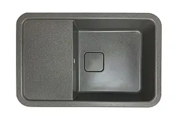 Кухонна мийка Adamant EXISTENCE сіра 775x505x190 мм, з крилом 77,5 см