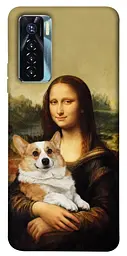 TPU чохол Demsky Mona corgi для TECNO Camon 17 Pro