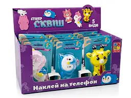Іграшка-антистрес СКВІШ-наліпка Звірятка Vladi Toys VT9001-01 Різнокольоровий shop (4820234766277)