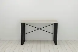 Письмовий стіл Ferrum-decor Драйв 750x1400x700 Чорний метал ДСП Дуб Сонома 16 мм (FRD-103195) - мініатюра 6