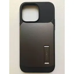 Оригінальний протиударний чохол Spigen Slim Armor (MagFit) MagSafe для iPhone 14 Pro Max (6.7") Gunmetal (ACS04646) - мініатюра 9