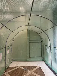 Теплиця садова 4Points 6м2 2х3м парник для городу дому дачі з вікнами, Зелений - мініатюра 17
