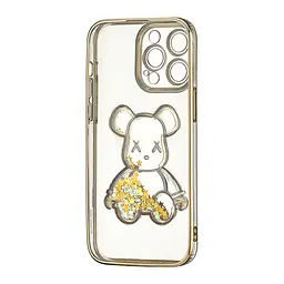 Чохол Shining Bear Case Protected Camera iPhone 14 Pro Max Gold - мініатюра 3