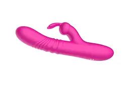 Вібратор-кролик B - Series Cute Rabbit, 24 см (рожевий) - мініатюра 6
