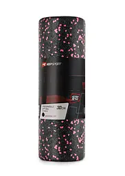 Роллер масажер (валик, ролик) заповнений Hop-Sport EPP 30см HS-P030SYG чорно-червоний - мініатюра 2