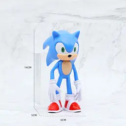 Набір фігурок Сонік, Іграшки персонажі Sonic the Hedgehog 6 шт. - мініатюра 4