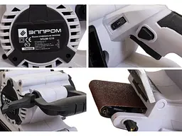 Стрічкова шліфмашина Элпром ELShM-1210 - мініатюра 3