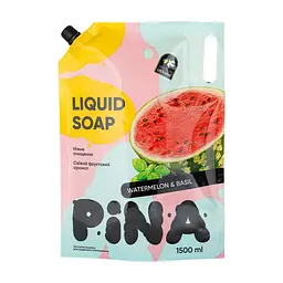 Жидкое мыло Pina Watermelon and basil дой-пак 1500 мл (4820287020500)