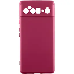 Чохол TPU GETMAN Liquid Silk Full Camera для Motorola Edge 60 Fusion Бордовий / Marsala