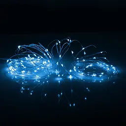 Електрогірлянда Yes! Fun нитка на мідному дроті 100 LED статична 10 м холодно-біла (975036) - мініатюра 4