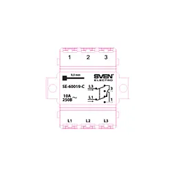 Перемикач Sven SE-60019-C cream (7100066) - мініатюра 4