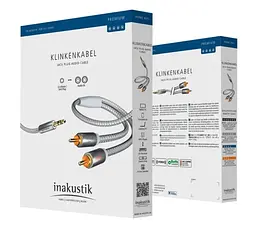 Интерфейсный кабель Mini Jack—2xRCA Inakustik Premium 3m - мініатюра 3