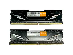 Пам'ять для настільних комп'ютерів ATRIA 16 GB (2x8GB) DDR4 3200 MHz Fly Black (UAT43200CL18BK2/16)