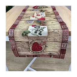 Доріжка на стіл Прованс Wooden 40х140 (4823093436008) - мініатюра 2