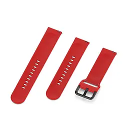 Ремінець для смарт-годинника силіконовий BeWatch Samsung S 20 мм Червоний (1010344S) - мініатюра 4