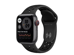 Смарт-годинник Apple Watch Nike Series 6 GPS + Cellular 40mm Space Gray Alu Case w. Anthracite/Black Sport B. (M06L3)