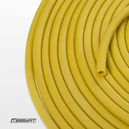 Борцівська резина EasyFit - джгут 5 м жовтий (Medium) - мініатюра 4