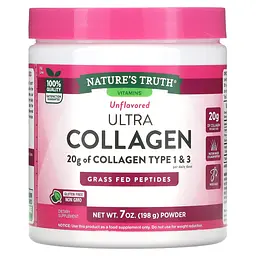 Колаген, Ultra Collagen, порошок, без ароматизаторів, 198 г Nature's Truth vit0003222