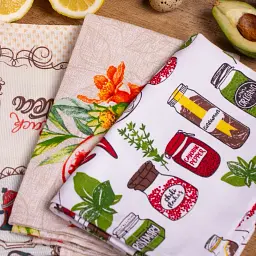Набір рушників MirSon №644 Assorted fruit 60х45 см 3 шт. (2200006740971) - мініатюра 2