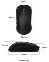 Миша Zowie S2‑DW Black (9H.N4NBE.A2E) - мініатюра 7