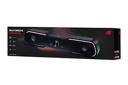 2E Акустична система (саундбар) PCS101 RGB 2.0 USB Black - мініатюра 7