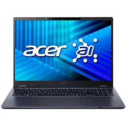 Acer Ноутбук TravelMate TMP416-54 16" WUXGA IPS, Intel U7-255U, 32GB, F1TB, UMA, Lin, синій