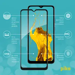 Скло захисне Piko Full Glue Xiaomi Poco C50 Black (1283126589676) - мініатюра 2