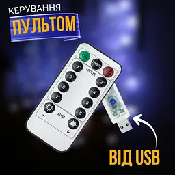 Гірлянда Кінський хвіст від USB 5 метрів - мініатюра 2