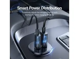 Автомобільний зарядний пристрій BASEUS GoTrip 30 W Black (C00072300123-01) - мініатюра 11