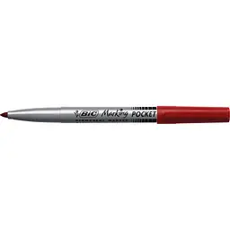 Маркер Bic перманентний Fine, червоний (bc8209002) - мініатюра 2