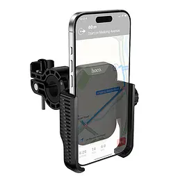 Вело/Мото тримач для телефона HOCO H91 Milly motorcycle bicycle universal holder чорний - мініатюра 3