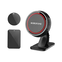 Автотримач для телефону магнітний BOROFONE BH13 Journey на скотчі Чорний