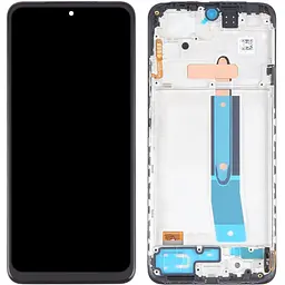 Дисплей Xiaomi Redmi Note 11S 4G/Poco M4 Pro 4G чорний, Amoled, оригінал PRC, з рамкою