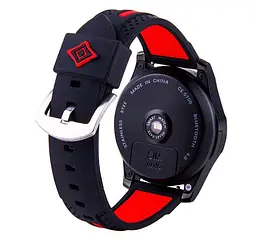 Силіконовий ремінець Primo Dart для годинника Samsung Gear S3 Classic SM-R770/Frontier RM-760 Black Red - мініатюра 2