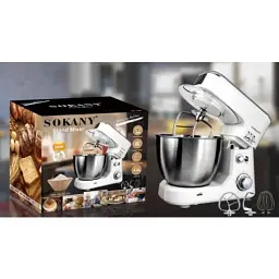 Кухонний комбайн, тістоміс, міксер Domotec 3 в 1 на 6 швидкостей Sokany SC-209 Multy 800 Вт - мініатюра 2