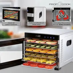 Сушка для овочів та фруктів Profi Cook PC-DR 1218 - мініатюра 7