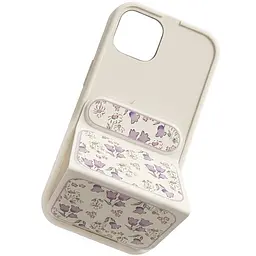 Чохол TPU Panel Stand для Apple iPhone 16 Pro (6.3") Floral Breeze - мініатюра 3