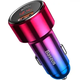 Автомобільний зарядний пристрій Baseus Magic Series QC with +Type-C CCMLC2OC-09 Red - мініатюра 3