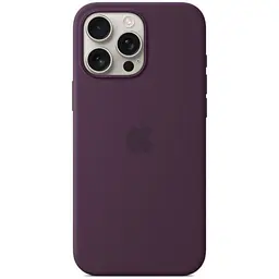 Силіконовий чохол CasePro Silicone Case з MagSafe Plum для iPhone 16 Pro Max - мініатюра 4