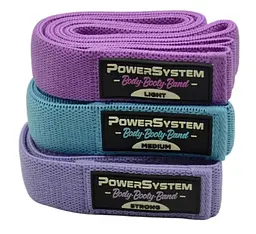 Набір тканевих гумок Power System PS-4129 Booty Band Set Long 3 шт (4129MX-9) - мініатюра 1