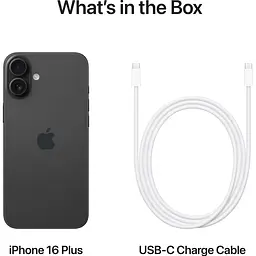 Смартфон Apple iPhone 16 Plus 512Gb Black [MY1P3] [114844] - мініатюра 8