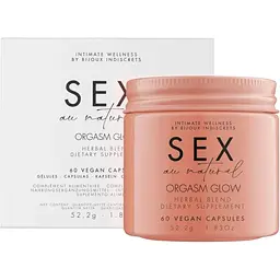 Натуральна харчова добавка для підвищення лібідо Bijoux Indiscrets Sex au Naturel - Orgasm Glow - мініатюра 2