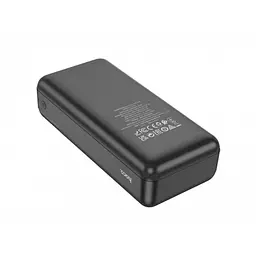 Зовнішній акумулятор Power bank HOCO J72B 30000mAh Повербанк для телефона / Павербанк Чорний - мініатюра 2