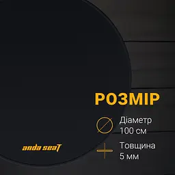 Захисний килимок під крісло Anda Seat Floormat 1м Black (AC-DT-01-B) [168258] - мініатюра 6