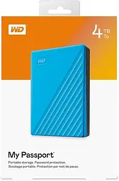 Зовнішній жорсткий диск WD My Passport 4 TB (WDBPKJ0040BBL-WESN) синій - мініатюра 2