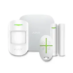 Комплект бездротової сигналізації Ajax StarterKit Plus білий з WiFi, 2G, 3G та Ethernet (26-00096) - мініатюра 1