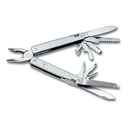 Мультитул Victorinox Swisstool 115мм,28функ+чорн.шкір.чохол - мініатюра 3