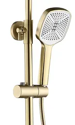 Душова система з виливом Rea Storm brushed gold REA-P9536 - мініатюра 4
