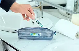 Прозора сумочка для зубних щіток (синій) - мініатюра 5